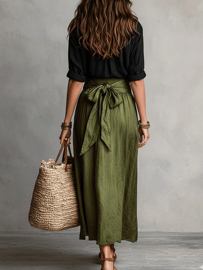 Sara | Conjunto de Falda Boho de Elegancia Sin Esfuerzo