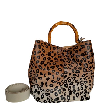 Bolso de cuero para dama Claire Jaguar, hecho de cuero de alta calidad con talco