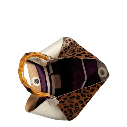 Bolso de cuero para dama Claire Jaguar, hecho de cuero de alta calidad con talco