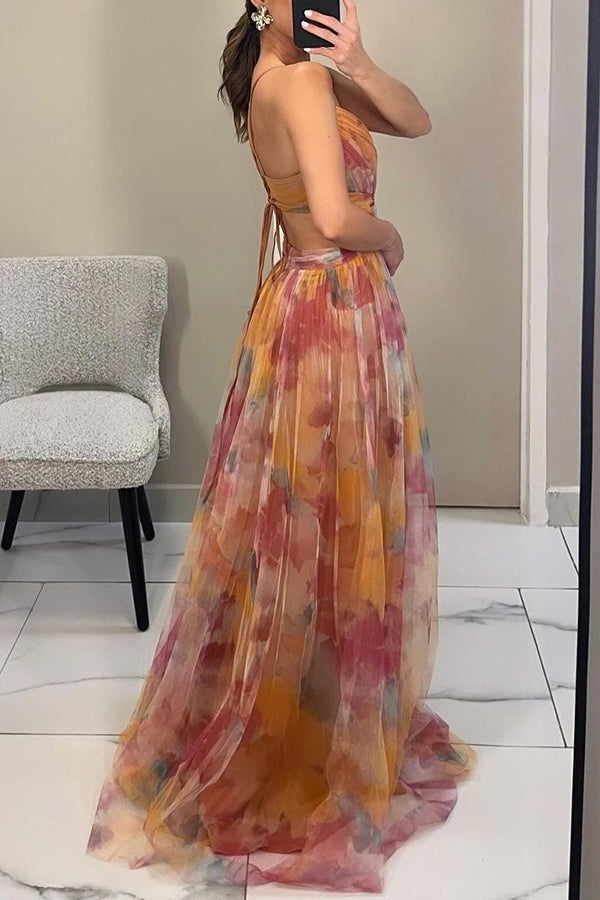 Madeline | Vestido Maxi Floral para una Elegancia Sin Esfuerzo