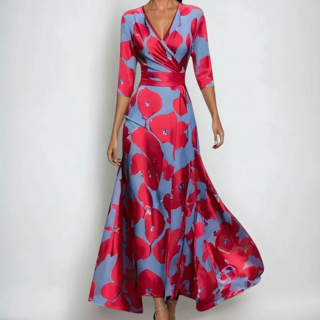 Mallory™ | Vestido Floral de Lujo