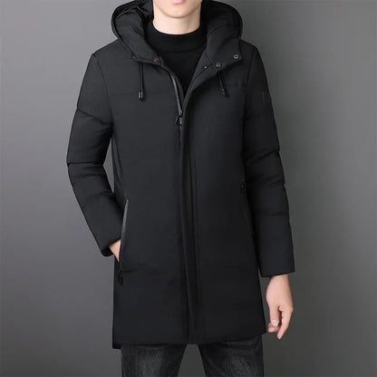 Elegant long jacket for men
