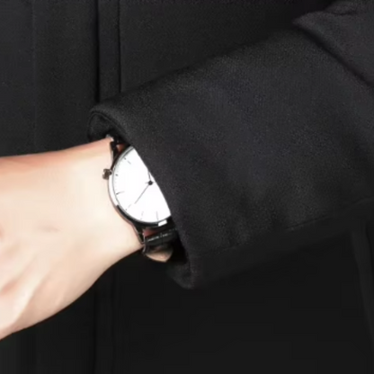 Elegant long jacket for men