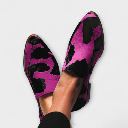 Paloma™ | Mocasines Impresión Vaca