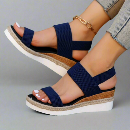 Bella | Black Platform Sandals