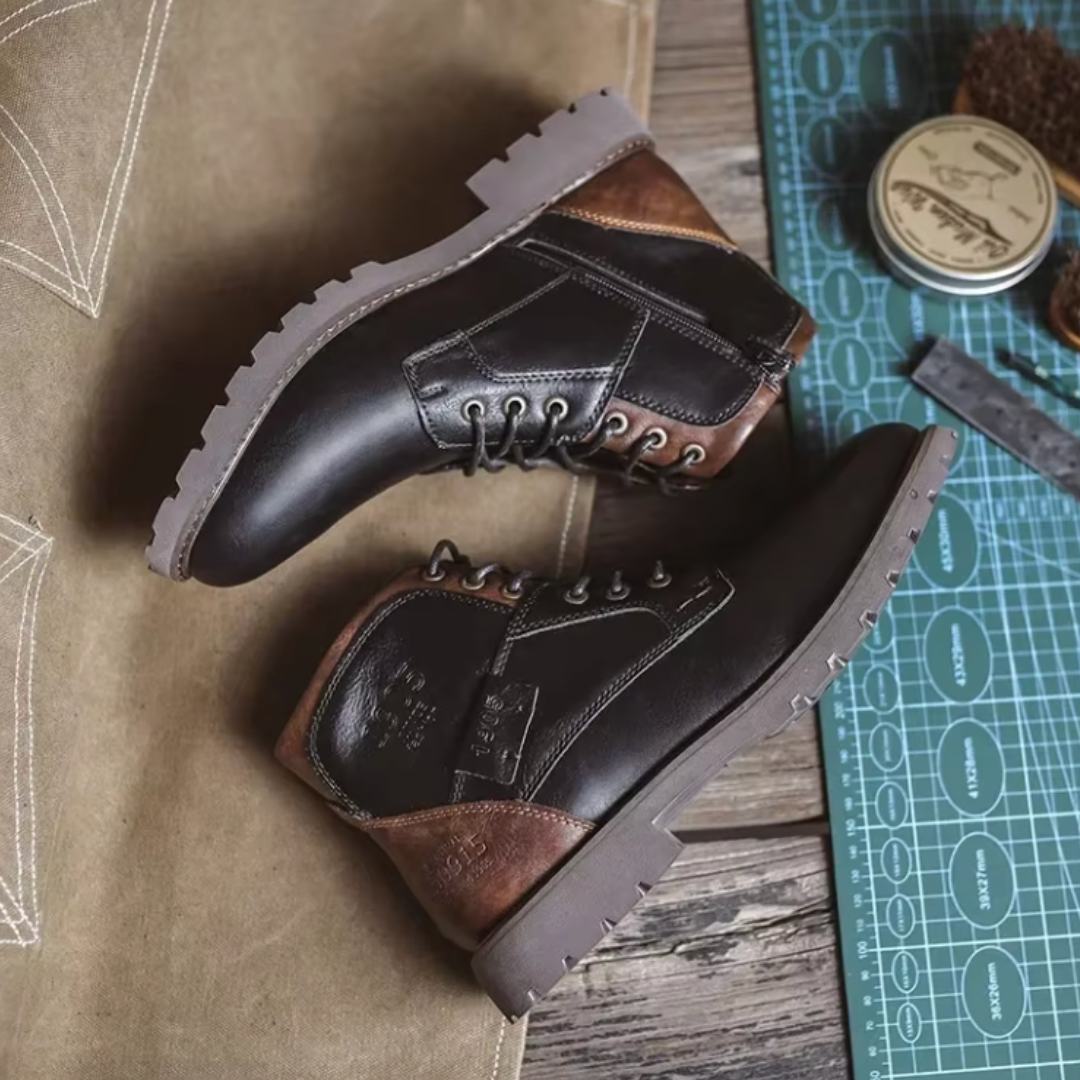 Aaron™ | Botas de cuero vintage