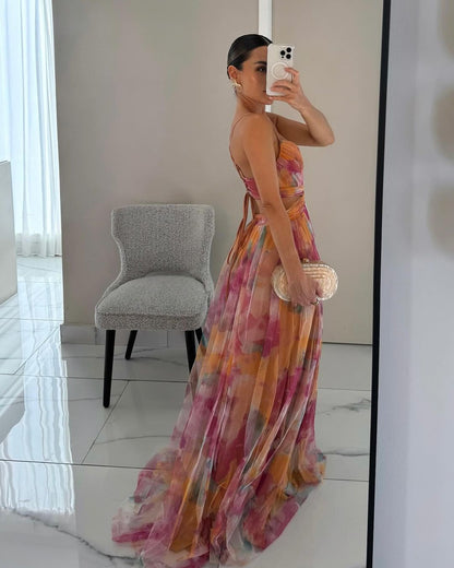 Madeline | Vestido Maxi Floral para una Elegancia Sin Esfuerzo