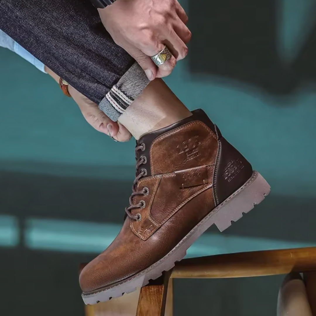 Aaron™ | Botas de cuero vintage