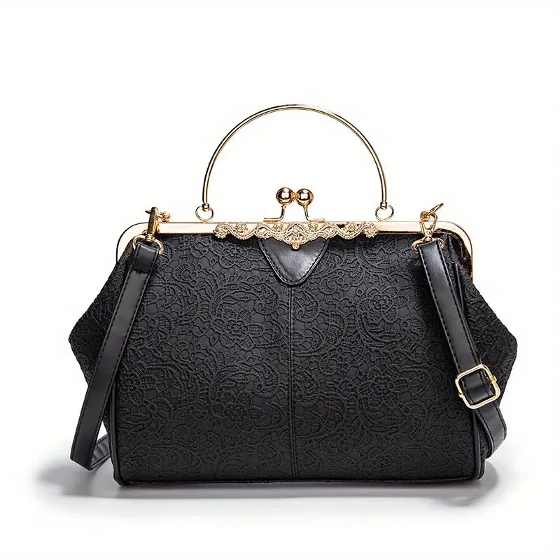Bolso de hombro geométrico de estilo retro de Liv