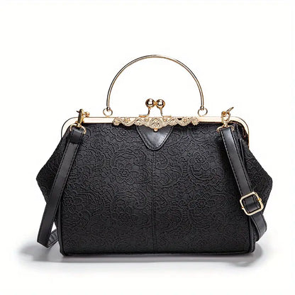 Bolso de hombro geométrico de estilo retro de Liv