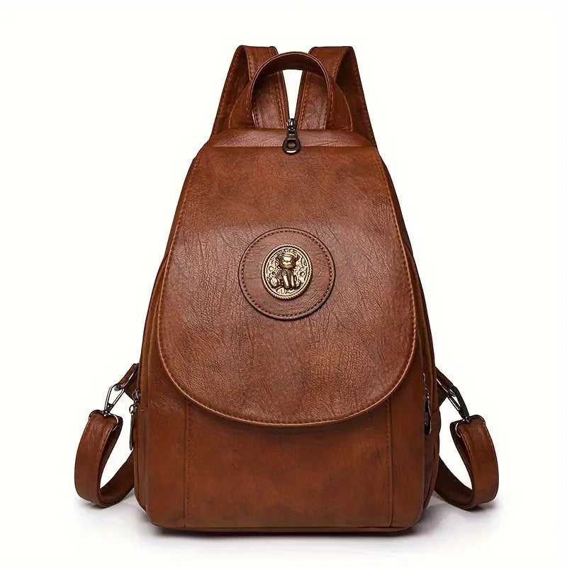 Mochila Vintage de Denim Ajustable Miras