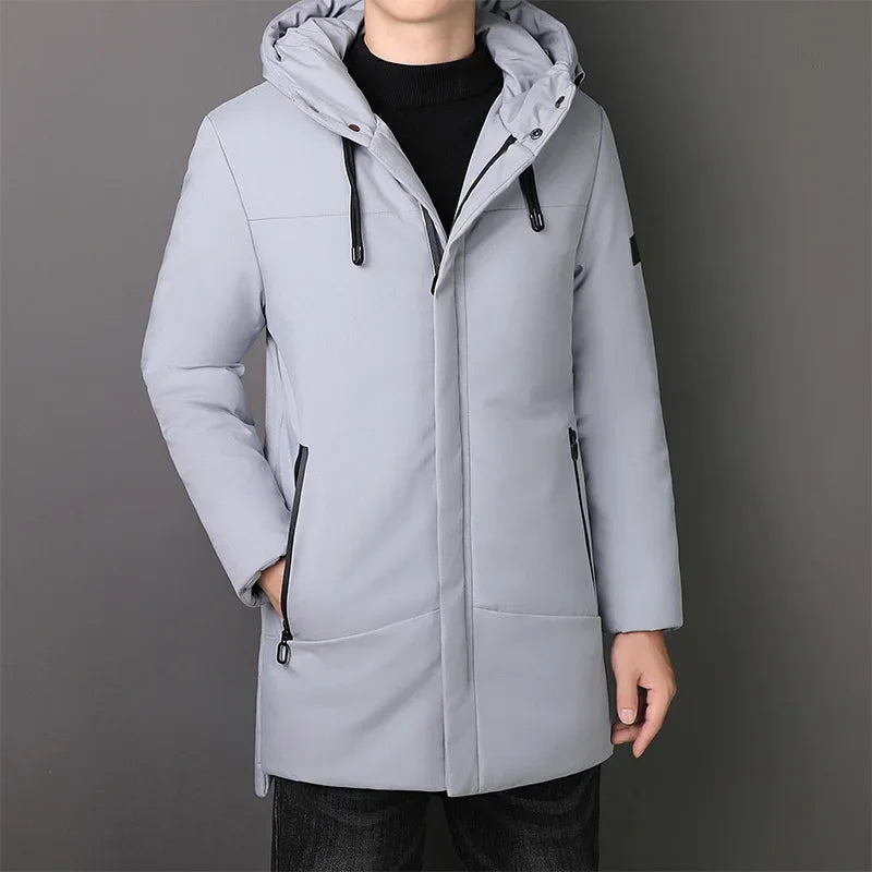 Elegant long jacket for men