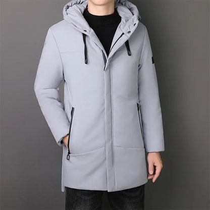 Elegant long jacket for men