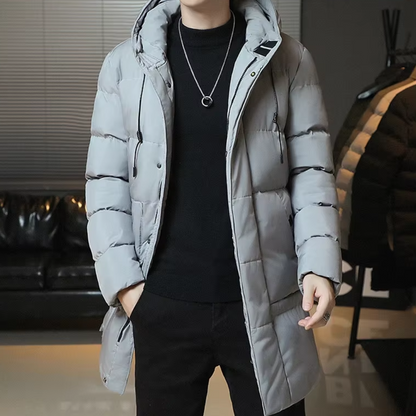 Elegant long winter jacket