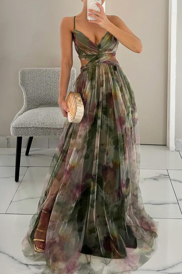 Madeline | Vestido Maxi Floral para una Elegancia Sin Esfuerzo