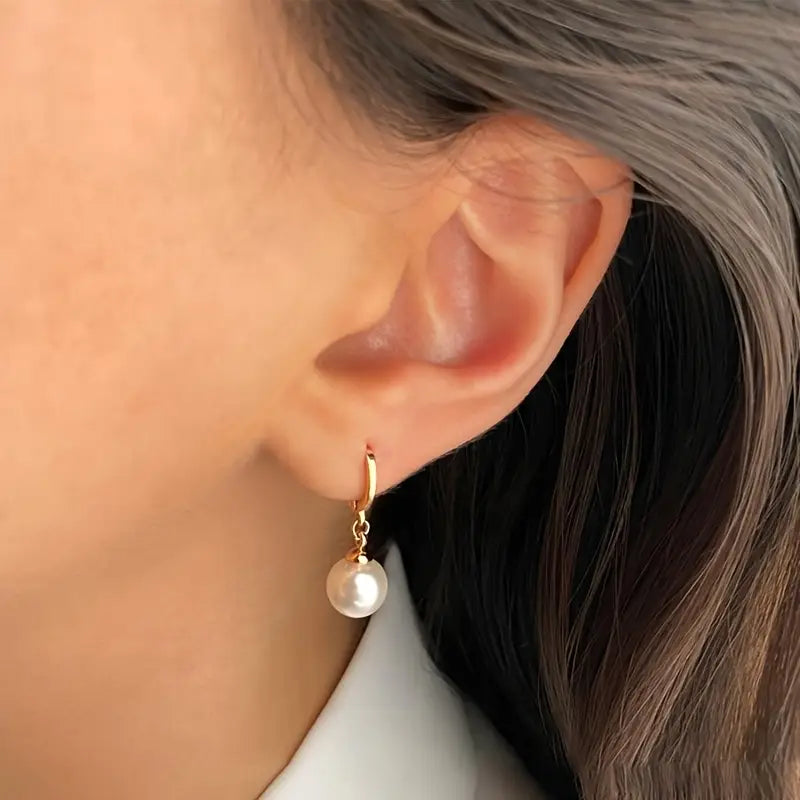 Conjunto de joyas Golden Grace Pearl | Oro