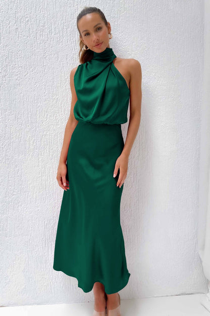 Quentin Dress Sahara Draped
