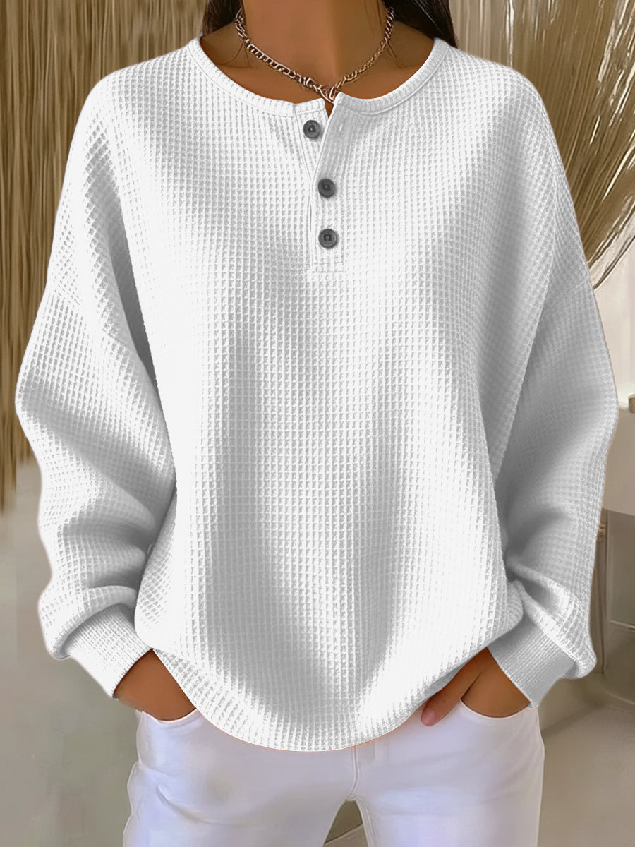Peyton | Cozy Button Front Sweater