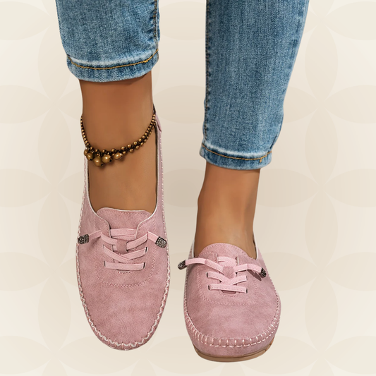 Alba | Zapatillas para pies sensibles con soporte completo