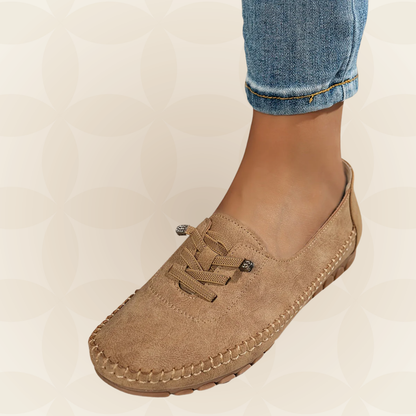 Alba | Zapatillas para pies sensibles con soporte completo