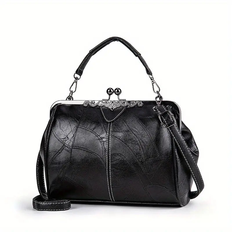 Bolso de hombro geométrico de estilo retro de Liv