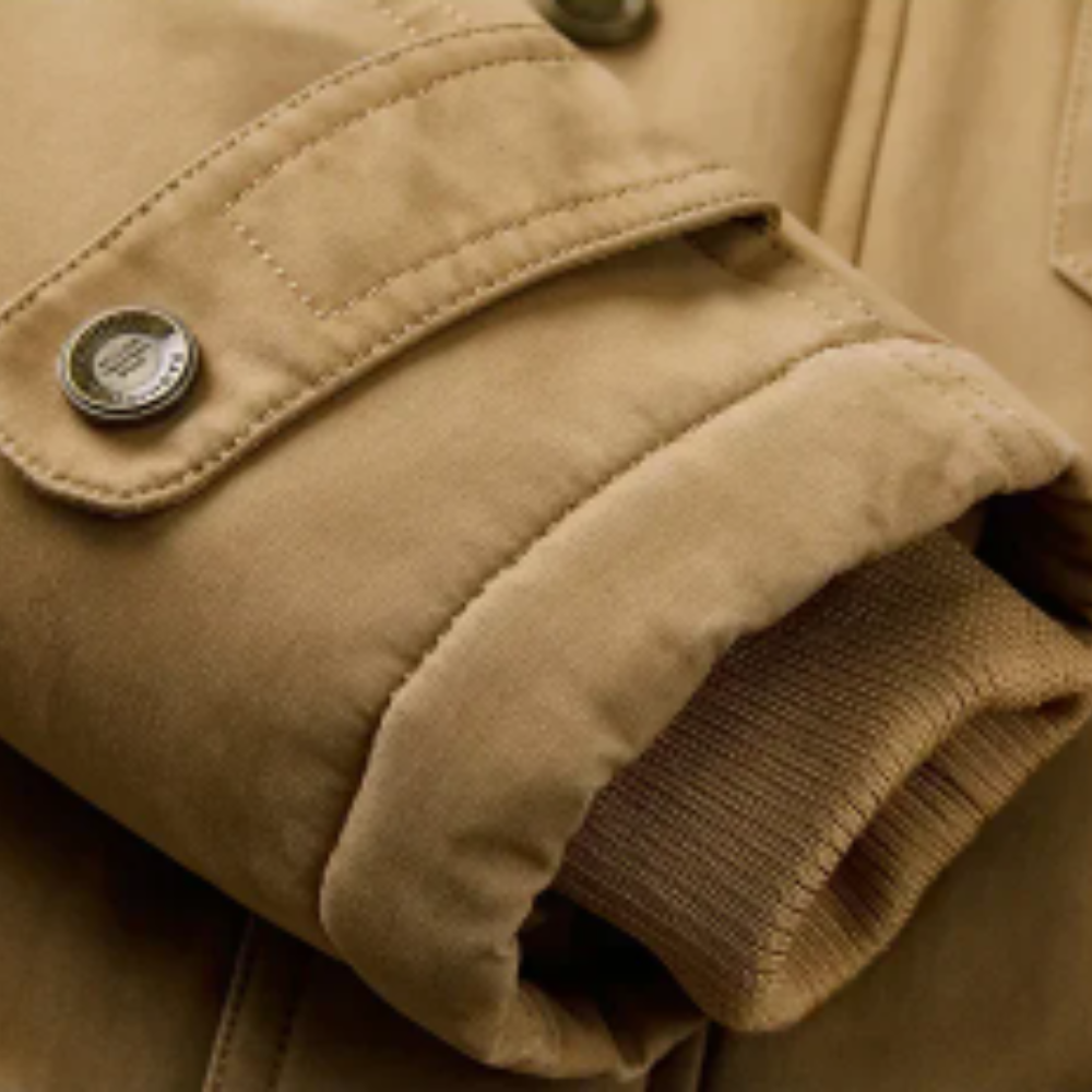 Elegant padded bomber jacket