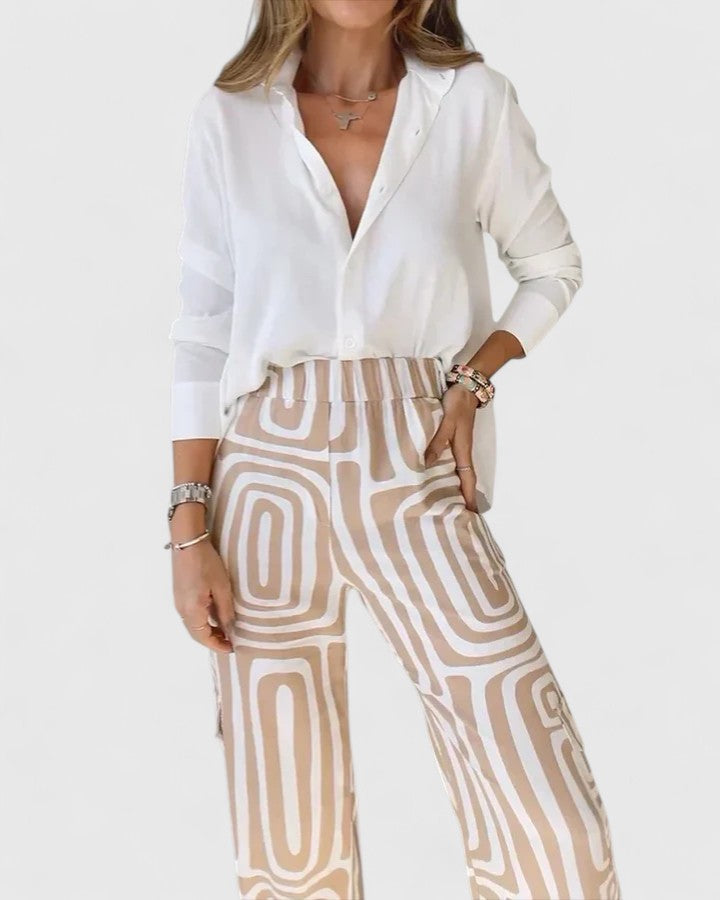 Kira | Elegante conjunto de dos piezas (INCLUYE UN CINTURÓN COMO REGALO)