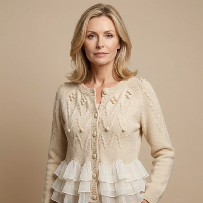 Natalie | Ruffle Cardigan