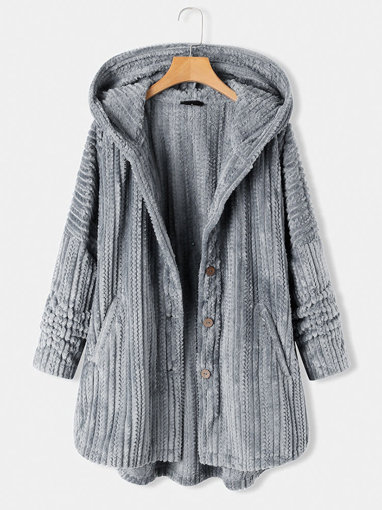 Manuela™ - Abrigo de invierno con solapa