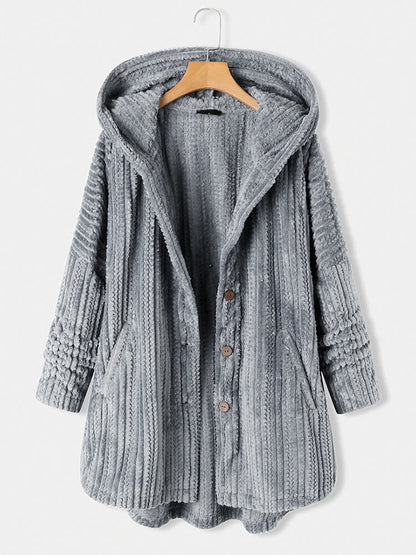 Manuela™ - Abrigo de invierno con solapa