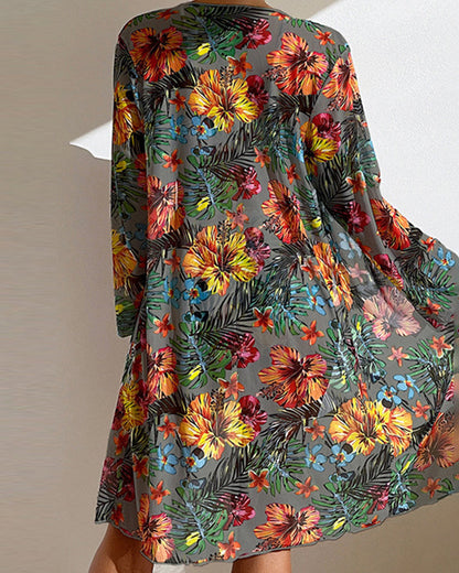 Patricia - Bikini con Cover-Up Floral