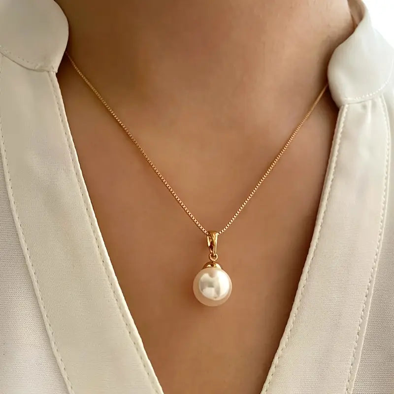 Conjunto de joyas Golden Grace Pearl | Oro
