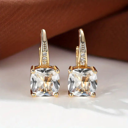 Pendientes de aro Mystic Stone | Oro