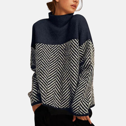 Norah | Cotton Roll Neck Jumper