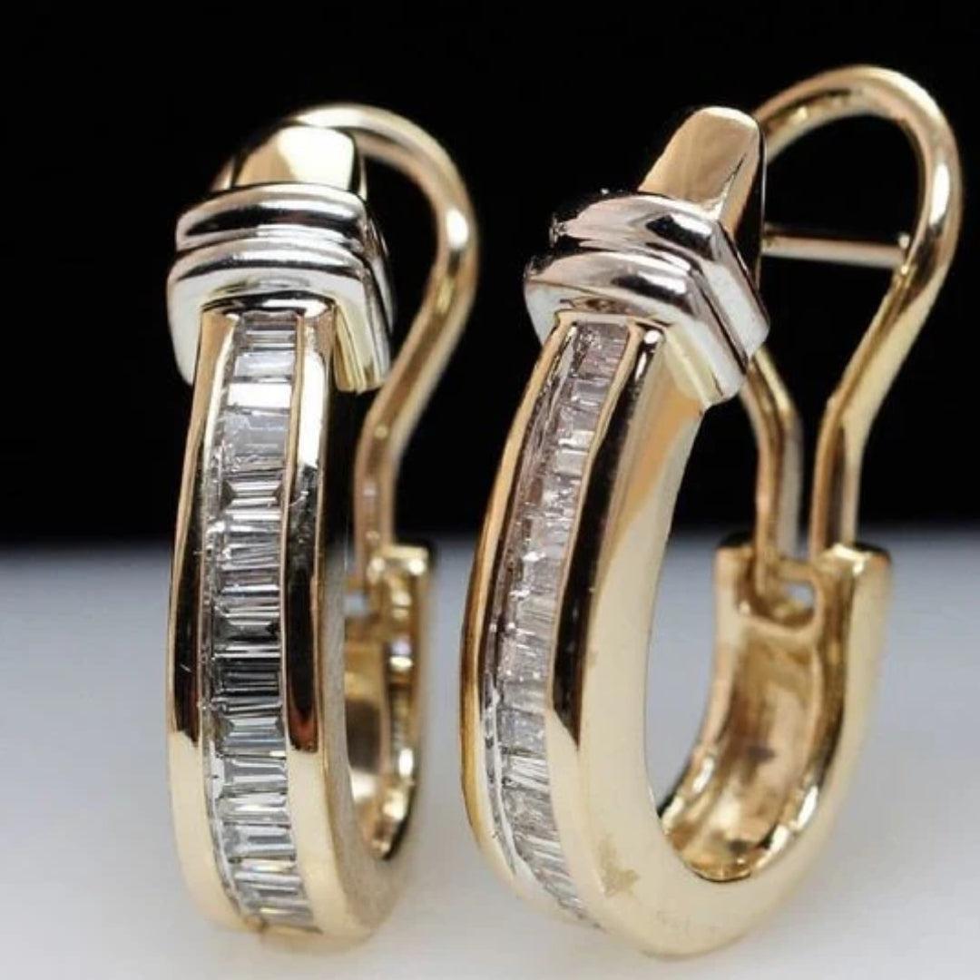 Pendientes de Diamante Vintage Valera