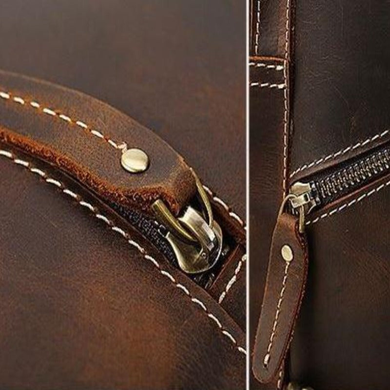 Mochila de Cuero Retro