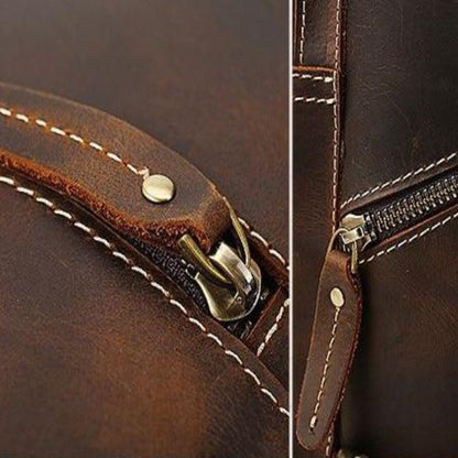 Mochila de Cuero Retro
