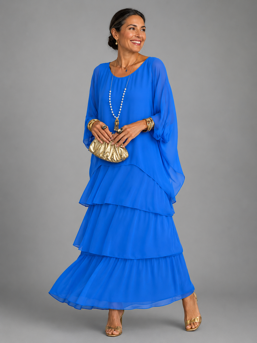 Lara | Vestido Maxi Fluido Elegante