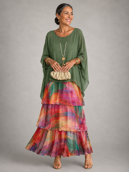 Lara | Vestido Maxi Fluido Elegante