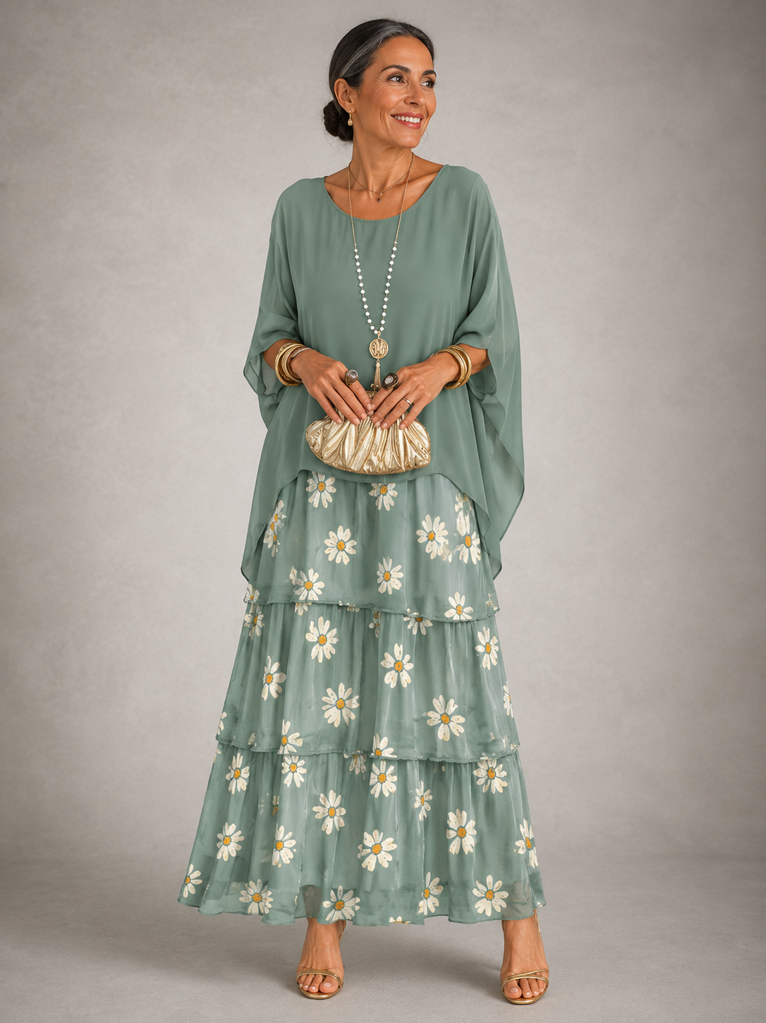 Lara | Vestido Maxi Fluido Elegante