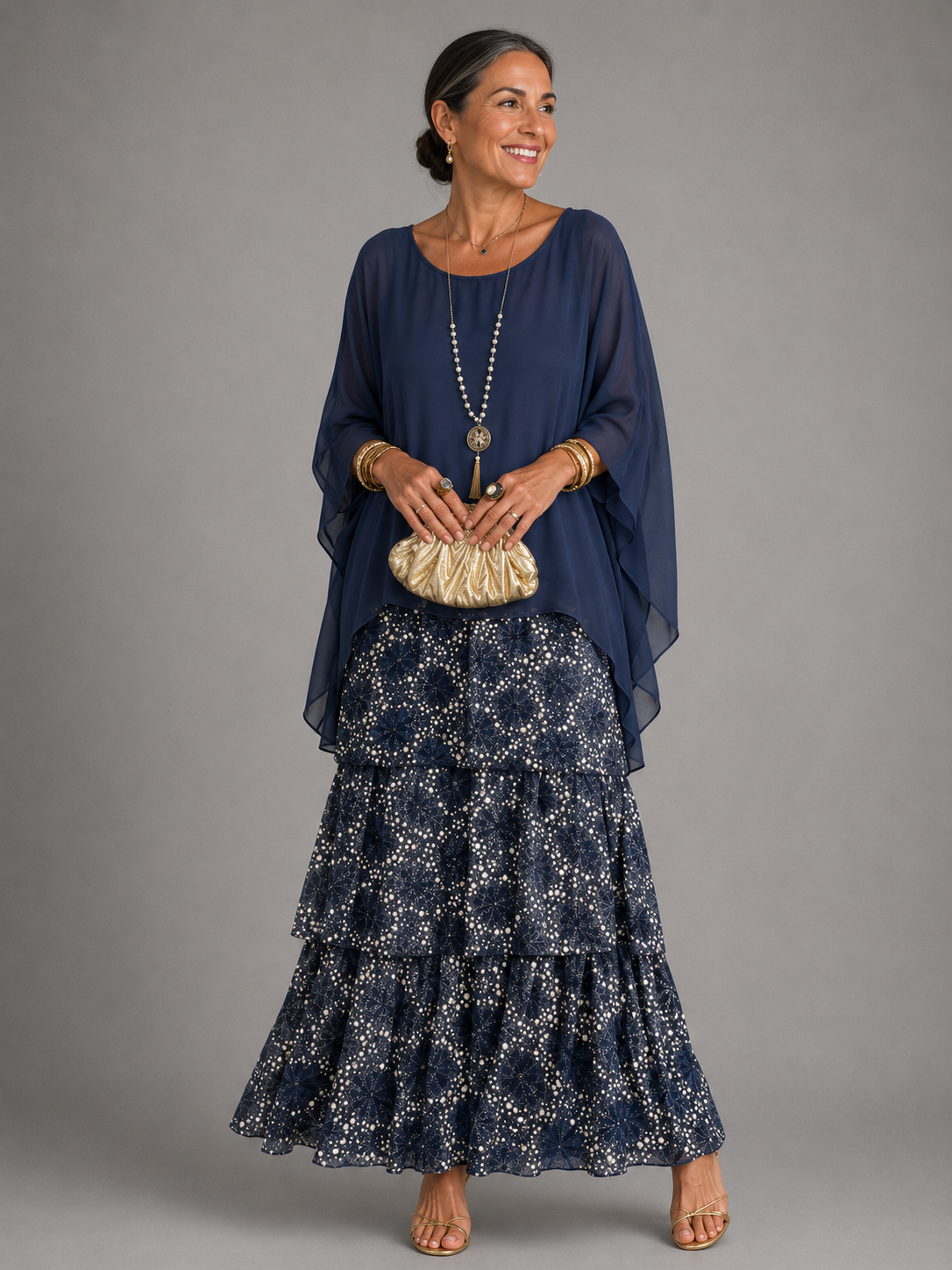 Lara | Vestido Maxi Fluido Elegante