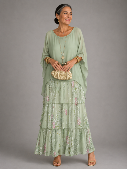 Lara | Vestido Maxi Fluido Elegante