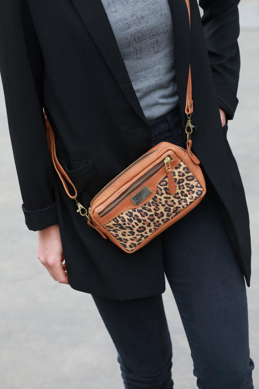 Cartera Agustina Café Tiermotiv