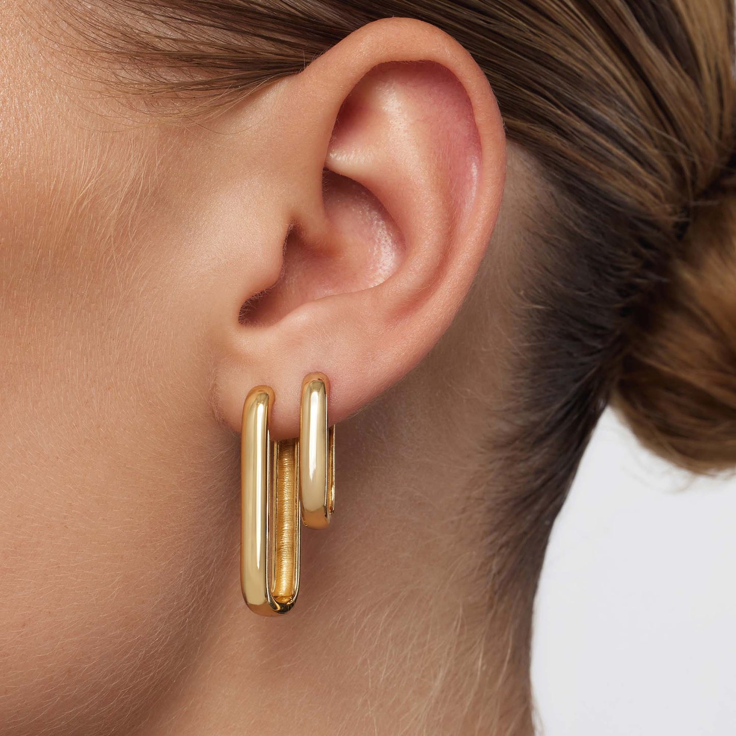 Aros Grandes con Íconos | Oro