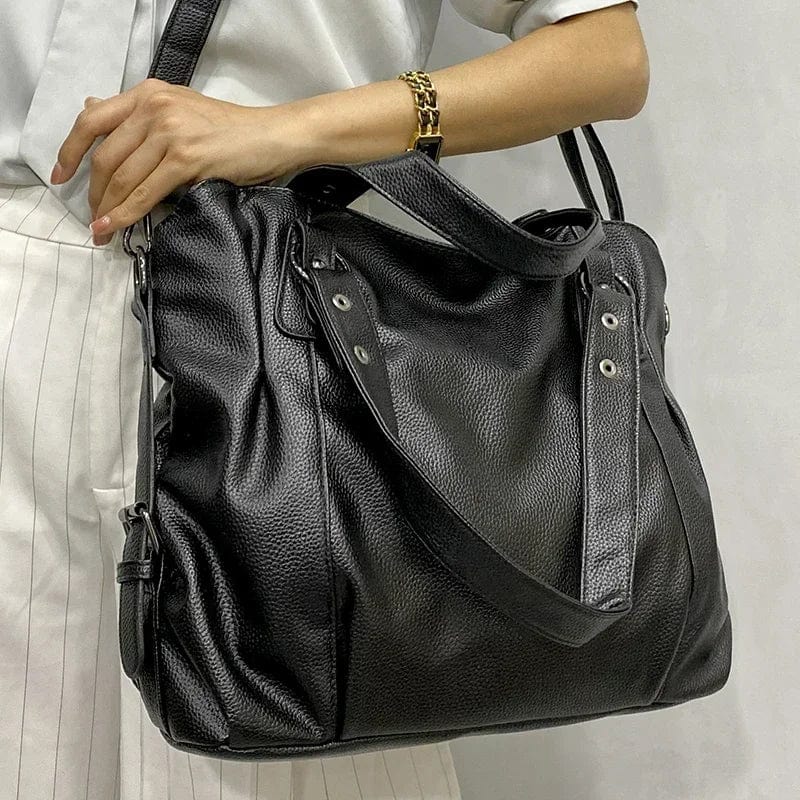 Elegante y multifuncional bolso de cuero