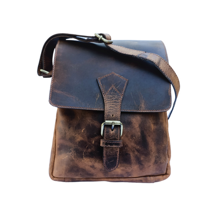 Bolso de mujer Hunter de cuero marrón