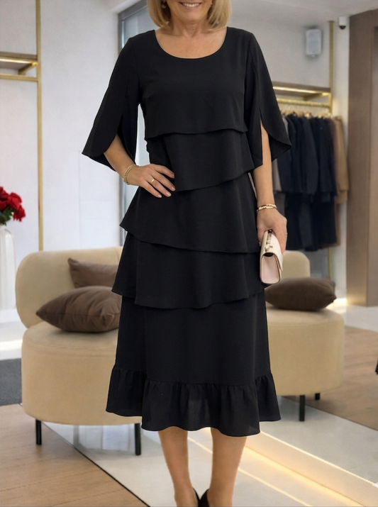 Patricia | Vestido Con Volantes de Elegante Confort