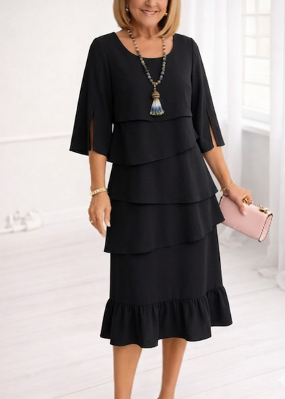 Patricia | Vestido Con Volantes de Elegante Confort