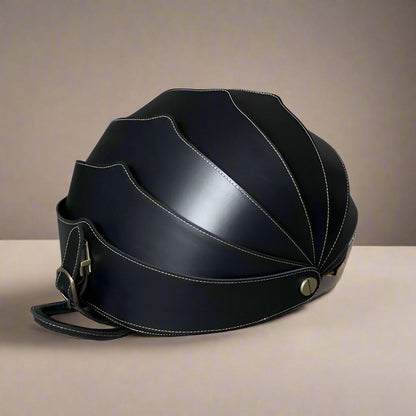 Mochila de cuero estilo escarabajo para damas
