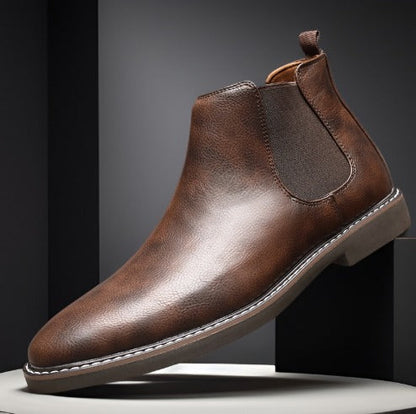 Nicolas™ | Botines Chelsea de Cuero